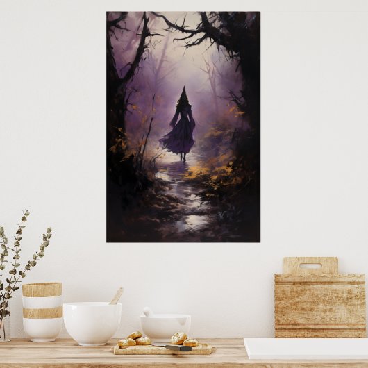 森の中の魔女 ポスター (キッチン)