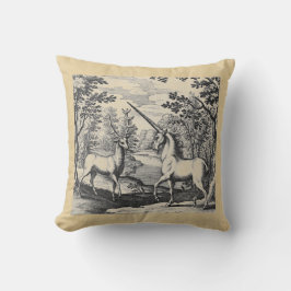 森の中の魔法のユニコーン クッション