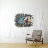 森の中の鷲の頭 タペストリー (インサイチュ(横))