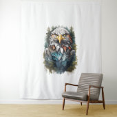 森の中の鷲の頭 タペストリー (インサイチュ)