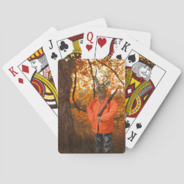 森の中の鹿の丘 トランプ