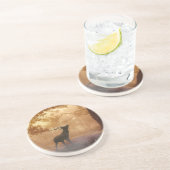 森の中の鹿 コースター (側面)