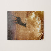 森の中の鹿 ジグソーパズル (横)