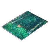 森の中の鹿 ノートブック (左側)