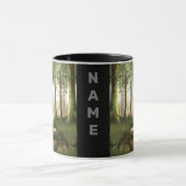 森の中の鹿 マグカップ (中央)