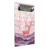 森の中の鹿 ミニクリップボード (アングル)