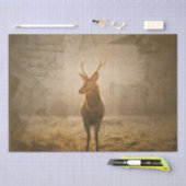 森の中の鹿 薄葉紙 (クラフト)