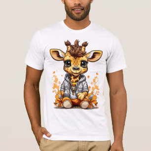 森の中の鹿 Tシャツ