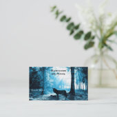 森の中の黒い狼 名刺 (スタンド正面)