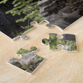 森の中の黒熊 ジグソーパズル (側面)