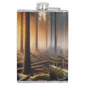 森の中の黒熊 フラスク (裏面)