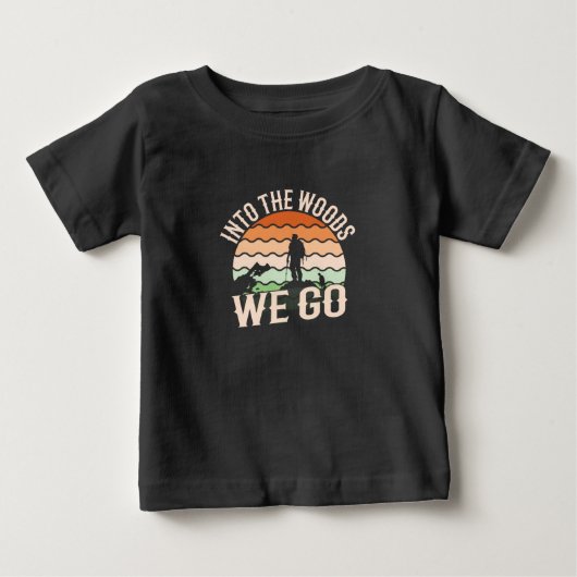 森の中へ ベビーTシャツ (正面)