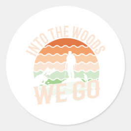 森の中へ ラウンドシール