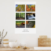 森の中を散歩する、ポスター ポスター (キッチン)