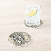 森の中を歩く象サバンナアート コースター (側面)