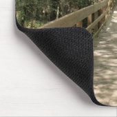 森の中を歩く マウスパッド (コーナー)