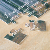 森の中を歩く – 8x10 - 110個。 ジグソーパズル (側面)