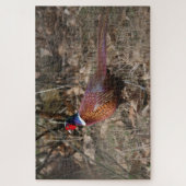 森の中を移動するキジ ジグソーパズル (縦)