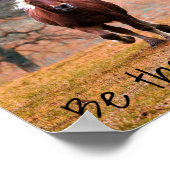 森の中を競走するワイルドウマ ポスター (角)