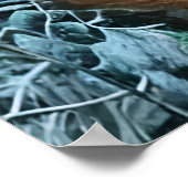 森の中失ったのサンタクロース | AIアートポスター ポスター (角)