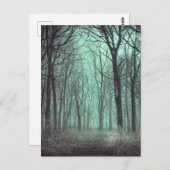 森の中幽霊のよく出るへ ポストカード (正面/裏面)