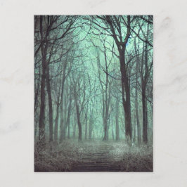 森の中幽霊のよく出るへ ポストカード