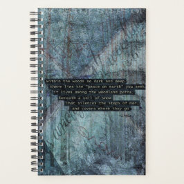 森の中感動的- プランナー手帳