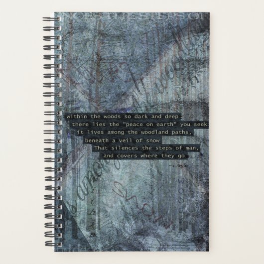 森の中感動的- プランナー手帳 (正面)