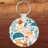 森の中 キーホルダー (正面)