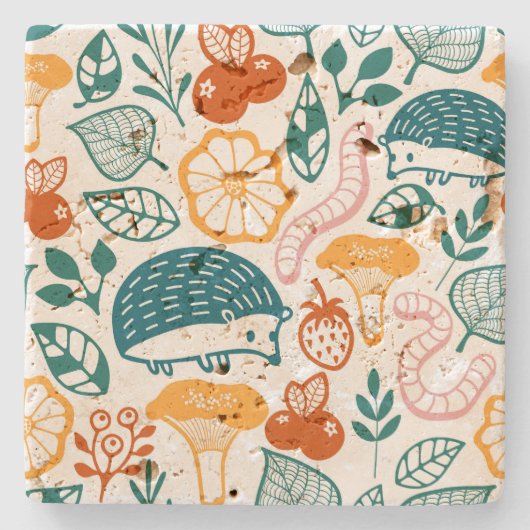 森の中 ストーンコースター (正面)