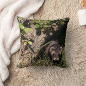 森の中。フェレット装飾用クッションホームデコール クッション (ブランケット)