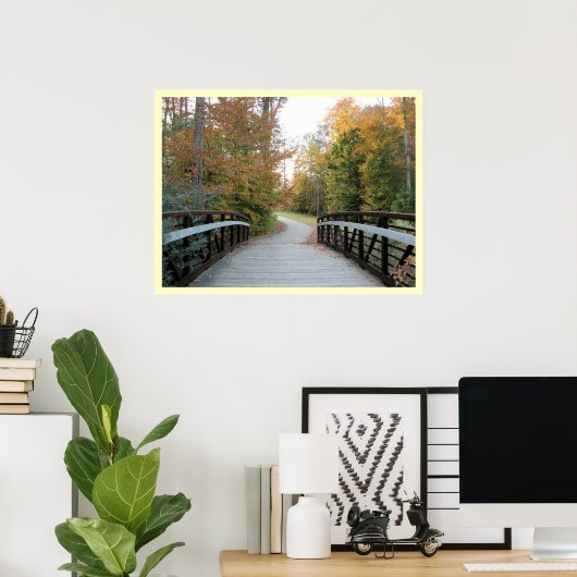 森の中 ポスター (ホームオフィス)