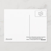 森の中 ポストカード (裏面)