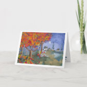 森の中 – 折り畳まれたグリーティングカード カード (正面)