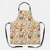 森の中/秋の鹿の白い エプロン (正面)