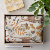 森の中/秋の鹿の白い 薄葉紙 (ギフト)