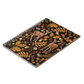 森の中/黒い秋の鹿 ノートブック (左側)