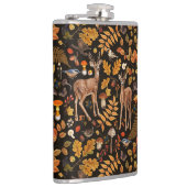 森の中/黒い秋の鹿 フラスク (右)