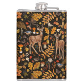 森の中/黒い秋の鹿 フラスク (裏面)