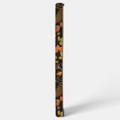 森の中/黒い秋の鹿 SAMSUNG GALAXYケース (左側面)