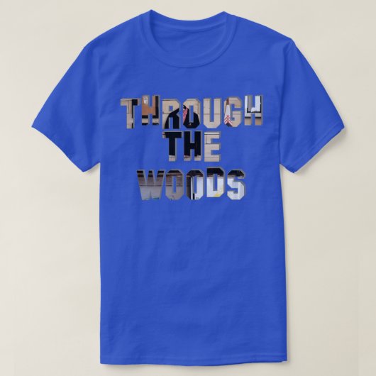 森の中 Tシャツ (デザイン正面)