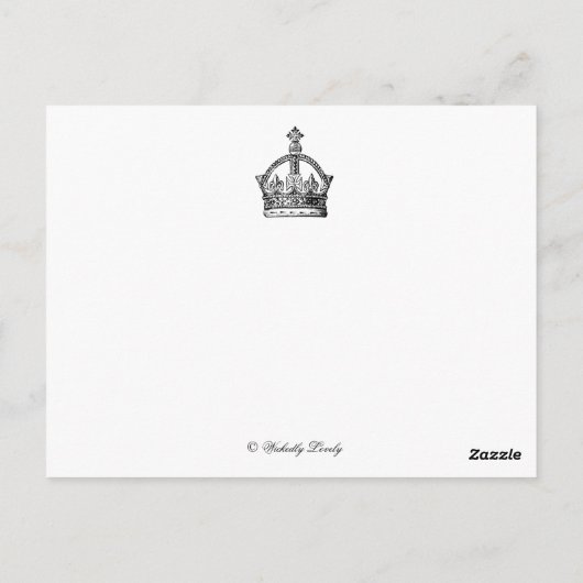 森の主 ポストカード (裏面)