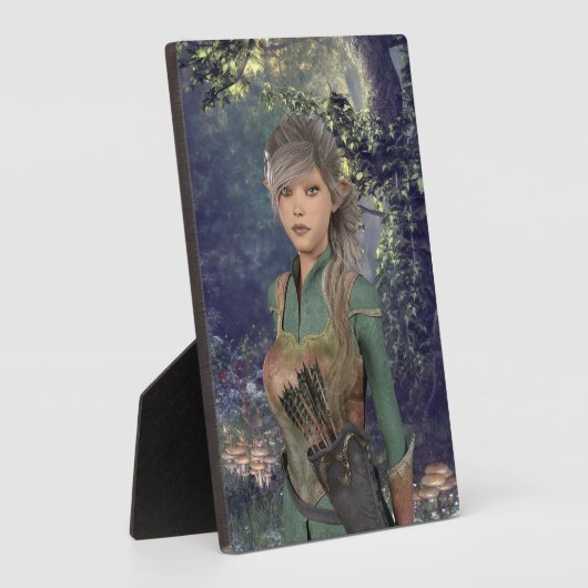 森の乙女 フォトプラーク (側面)