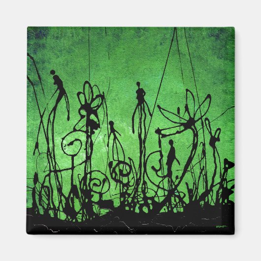 森の人々が磁石 マグネット (正面)