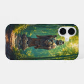 森の仏 iPhone 16ケース (裏面横)