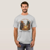 森の仲間たちと焚き火の冒険 Better Together Tシャツ (正面フル)