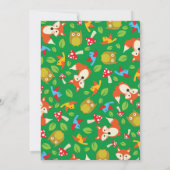 森の仲間たちのお誕生日パーティー 招待状 (裏面)