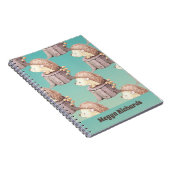 森の仲間たち かわいいベビーヘアゴム ノートブック (右側)