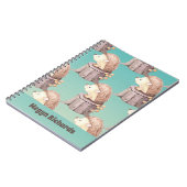 森の仲間たち かわいいベビーヘアゴム ノートブック (左側)