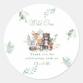 森の仲間たち 初めての誕生日 ラウンドシール (正面)
